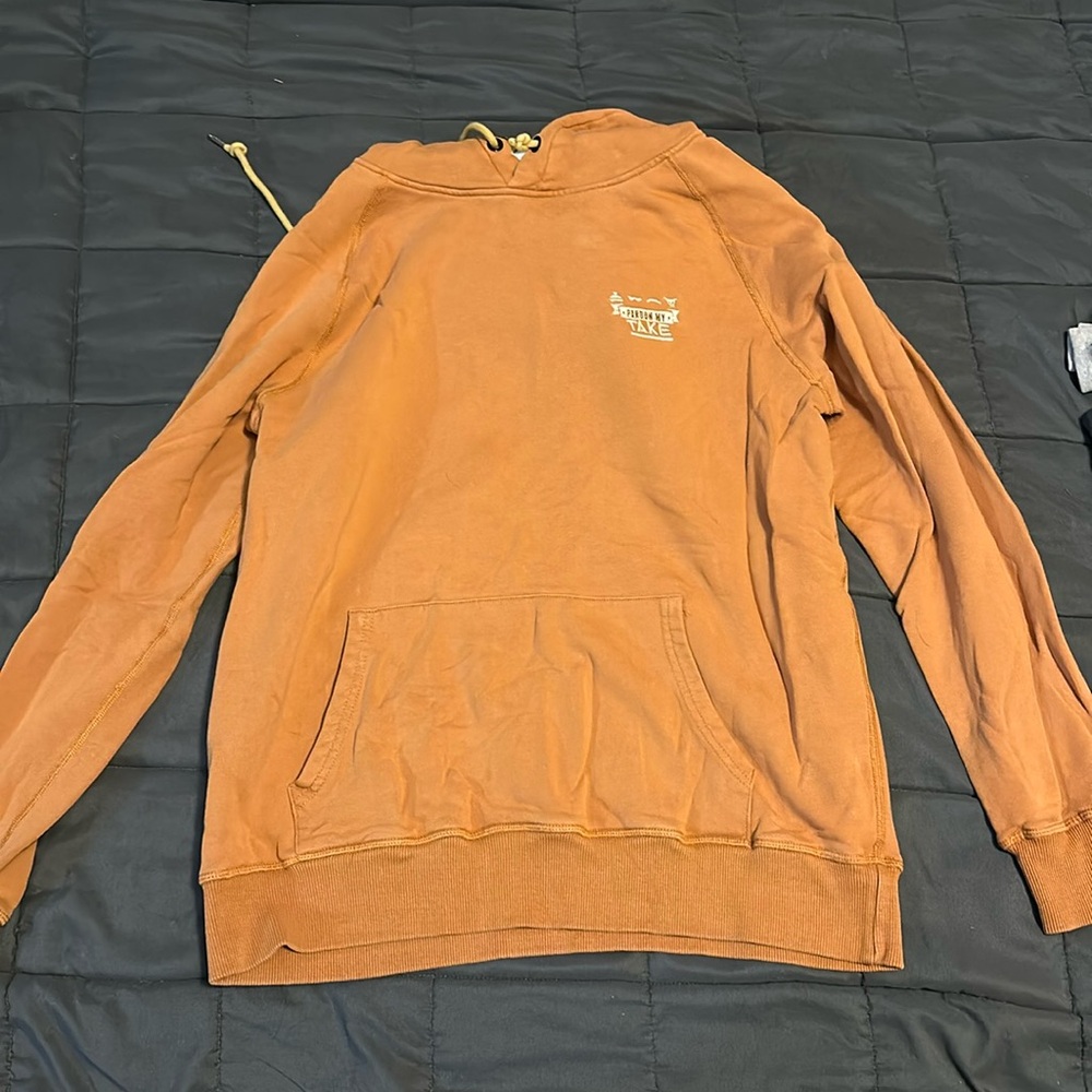 Barstool Sports Pardon My Take Orange Sweatshirt